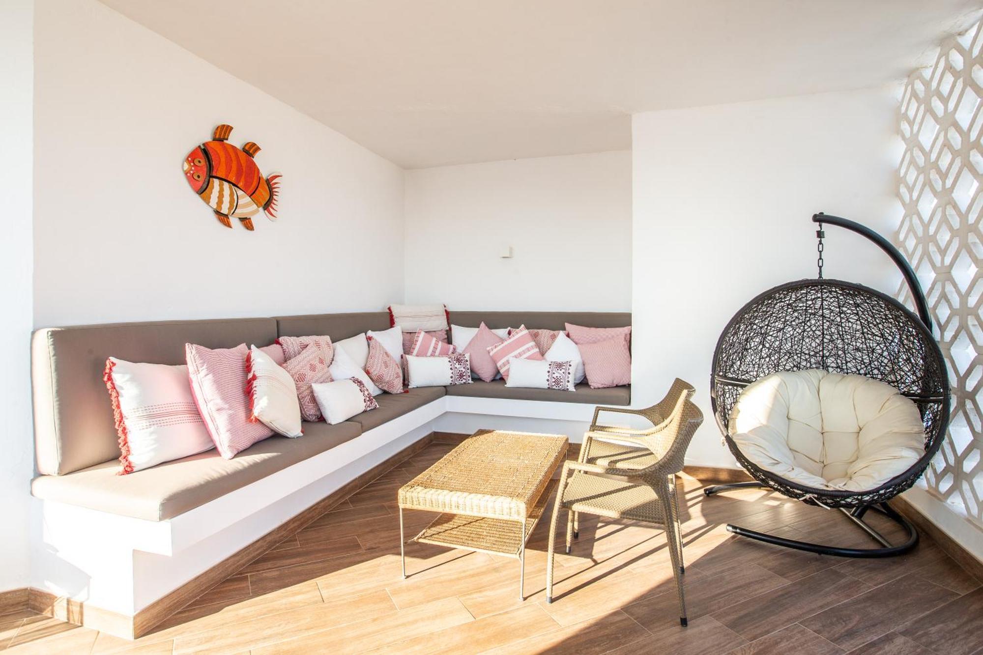 Hotel Tres Torres Santa Eularia des Riu Oda fotoğraf